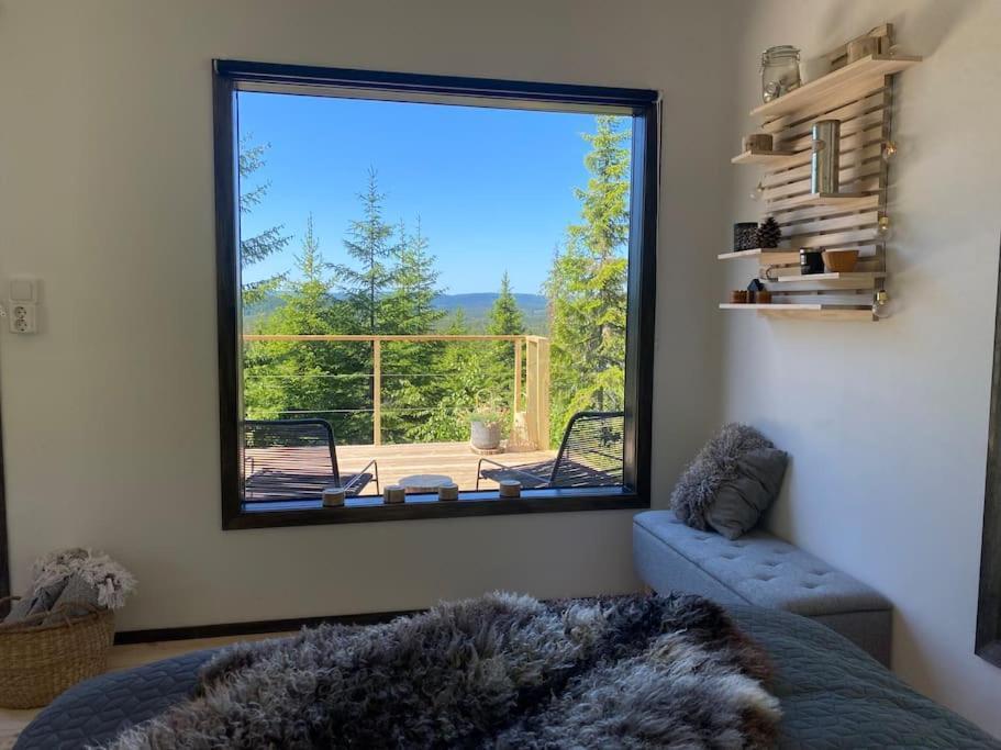 Forest Cabin With Stunning Mountain View & Sauna Torsby Eksteriør billede