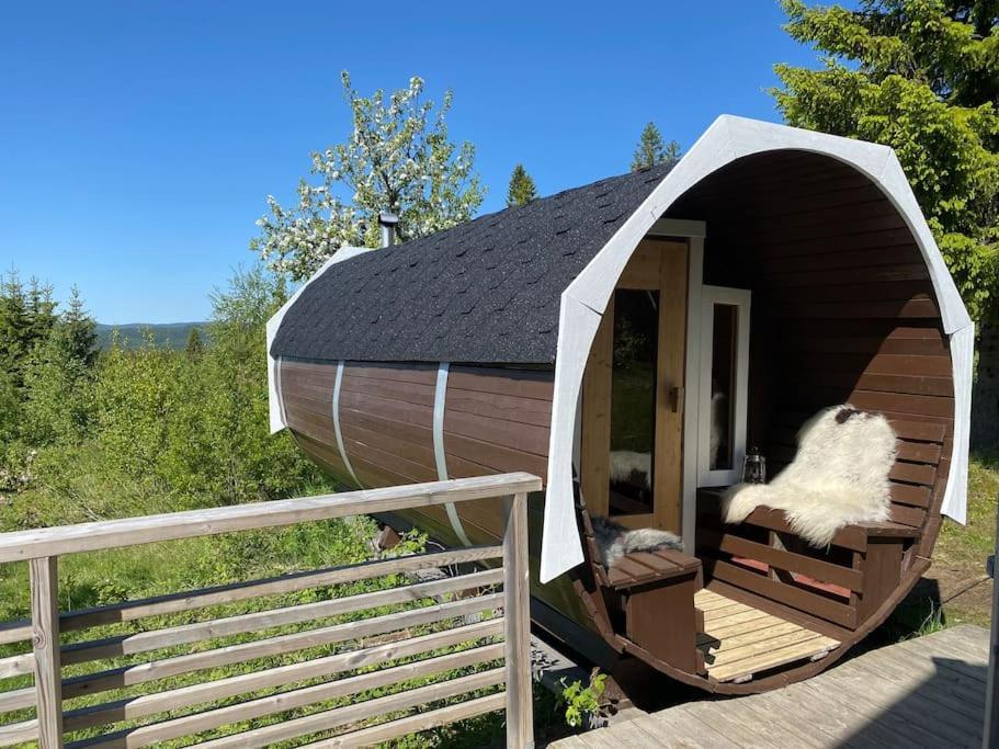 Forest Cabin With Stunning Mountain View & Sauna Torsby Eksteriør billede