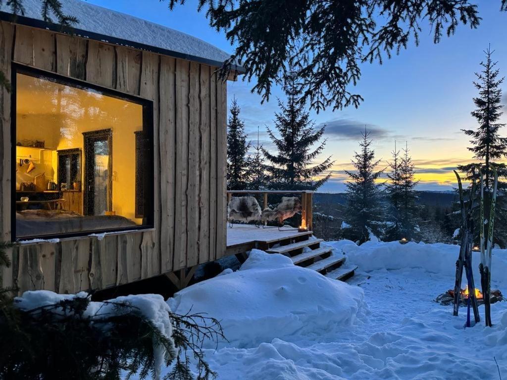 Forest Cabin With Stunning Mountain View & Sauna Torsby Eksteriør billede